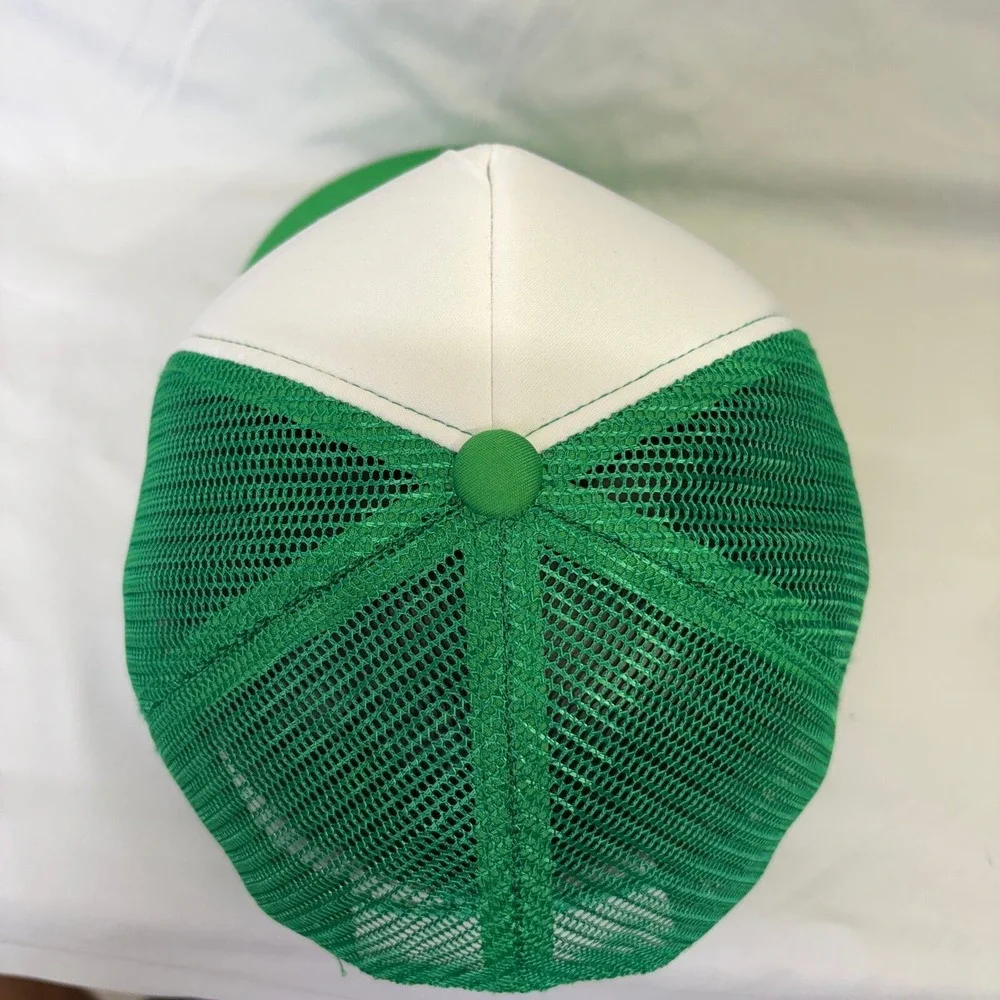 Unbranded Trucker Hat Birdie Bootcamp Golf Mens OSFM Green Mesh Snapback
